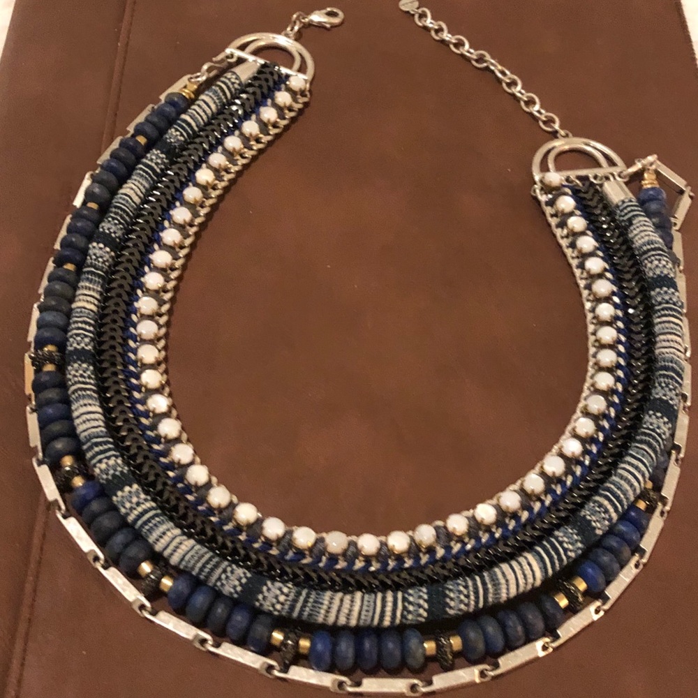 Two statement necklaces